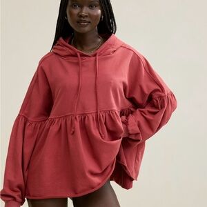 Aerie Peplum Hoodie